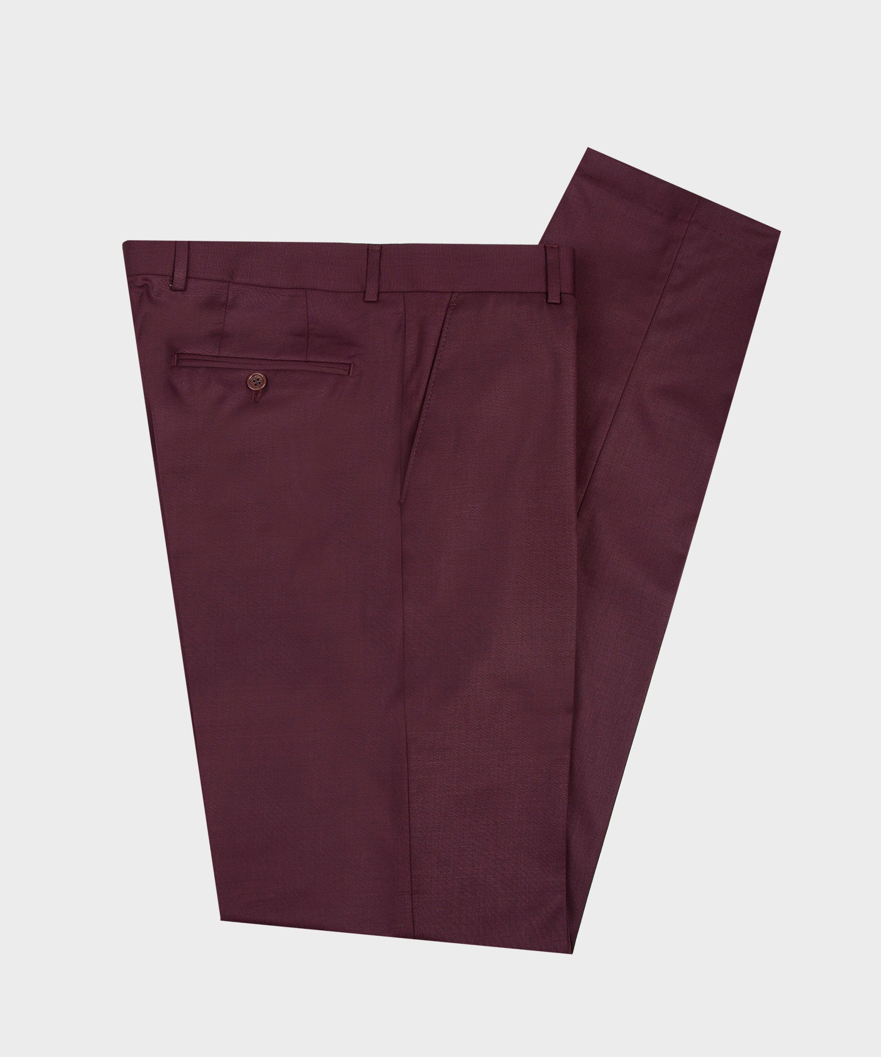Popular Burgundy Notched Lapel Men Prom Suits