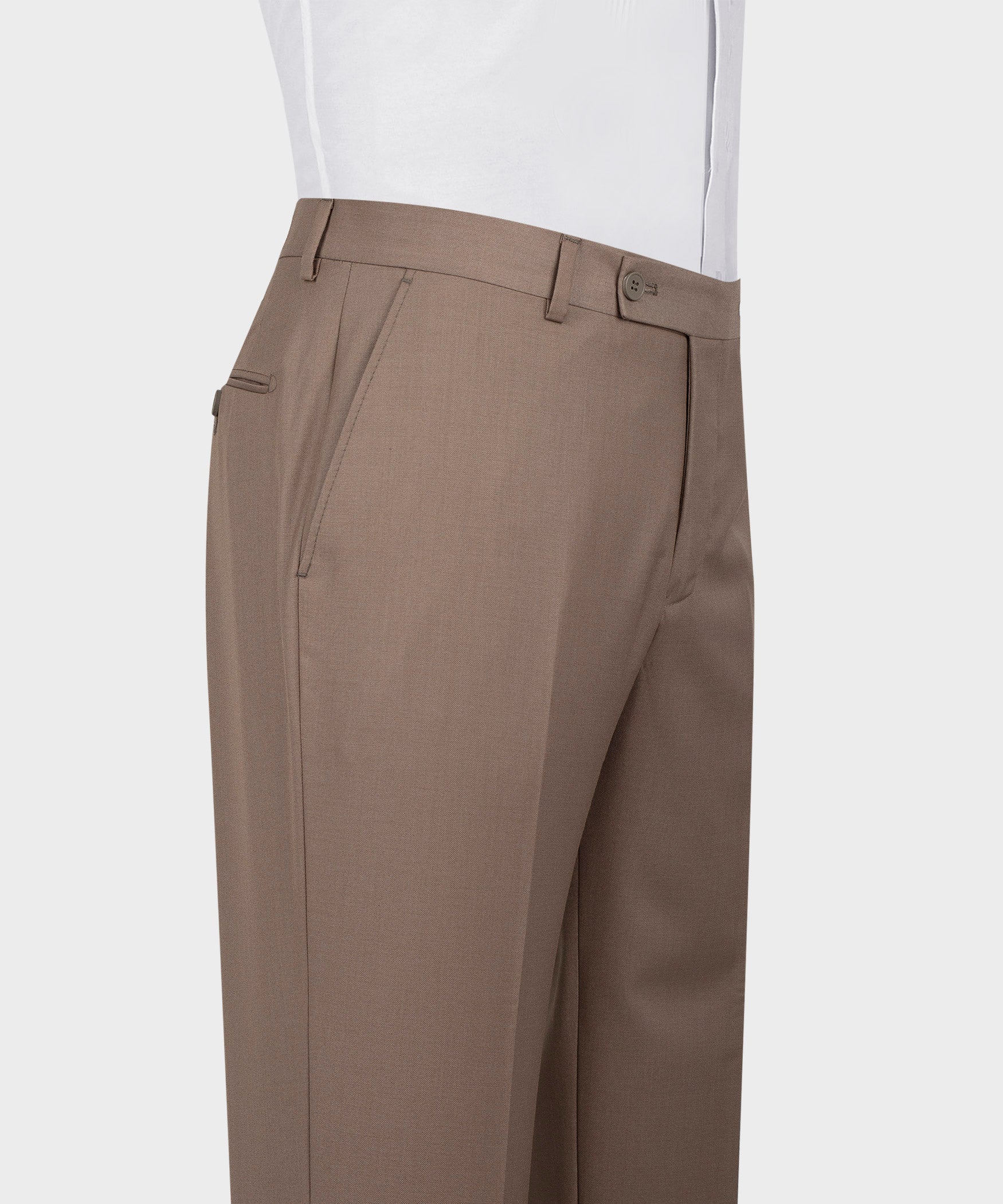 Modern Khaki Double Breasted Stylish Slim Fit Men Suits