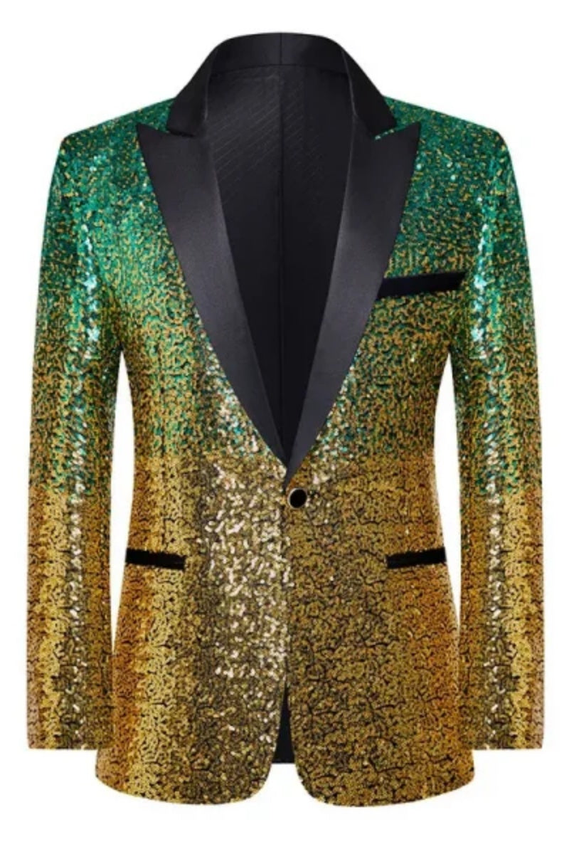 Newest Modern Men’s Gradual Sequin Jacket
