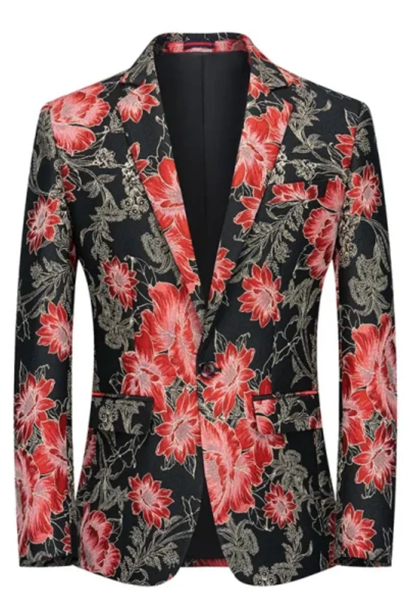 Stylish High Quality Jacquard Men's Blazer