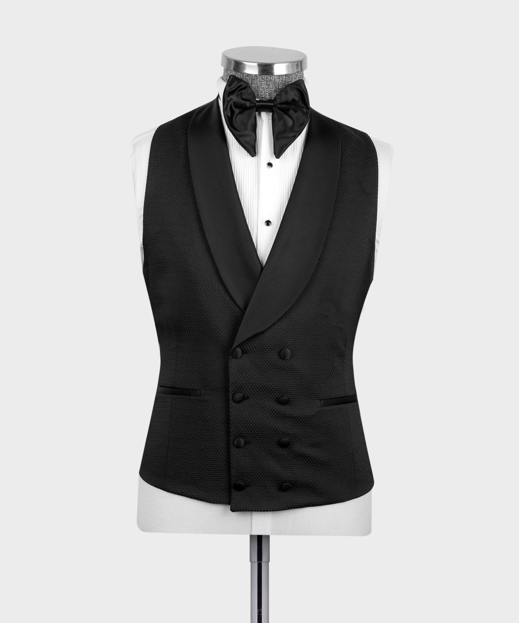 Classic Black Shawl Lapel 3 Pieces Men's Wedding Suits