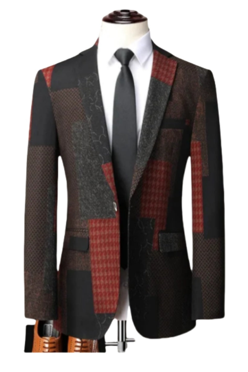 High Quality Multi-Colored Elasticity Single Men's Jacket