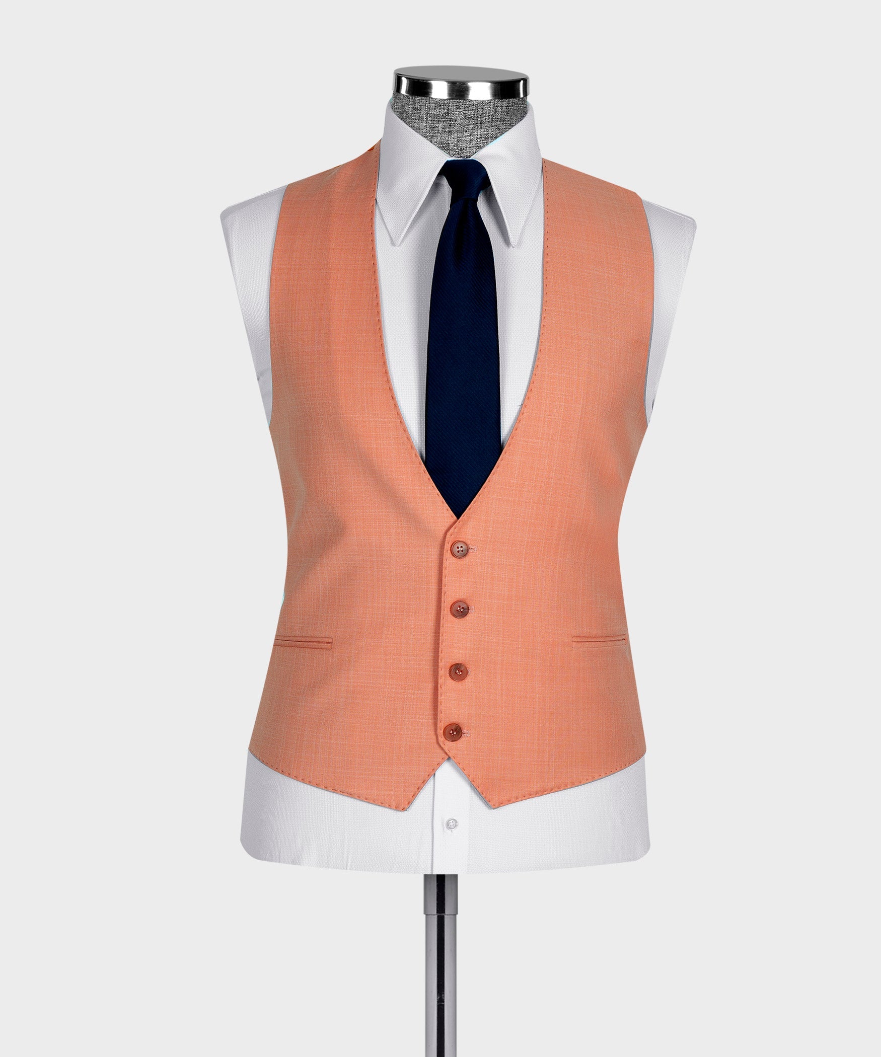 New Set Coral 3 Pieces Glamorous Men Prom Suits