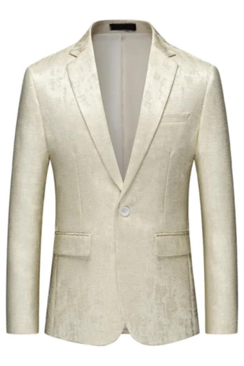 Stylish Bespoke Single Button Slim Fit Blazers For Men