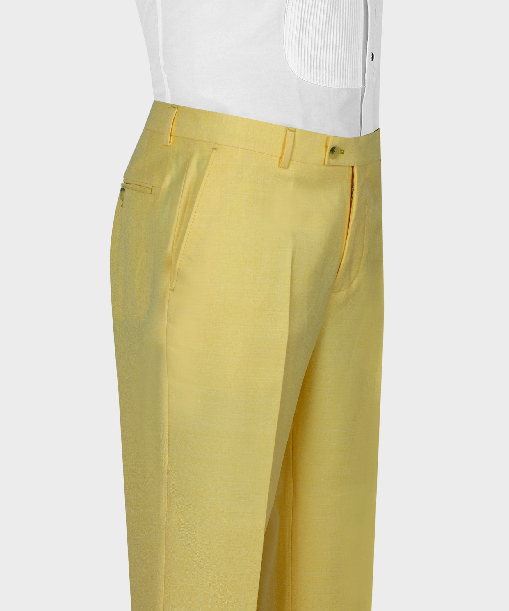 Stylish Yellow Peaked Lapel Glamorous One Button Men's Prom Suits