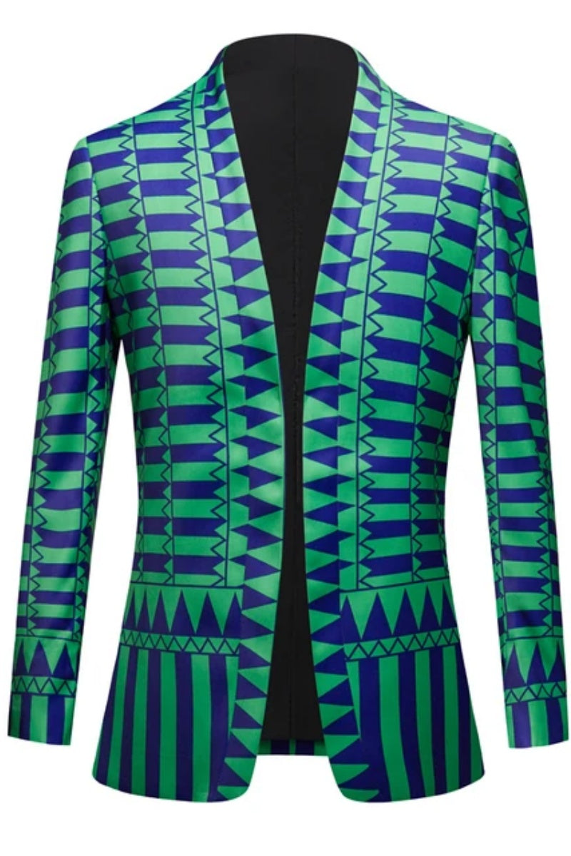 Newest Stylish Printed Men's Slim Fit Jacket