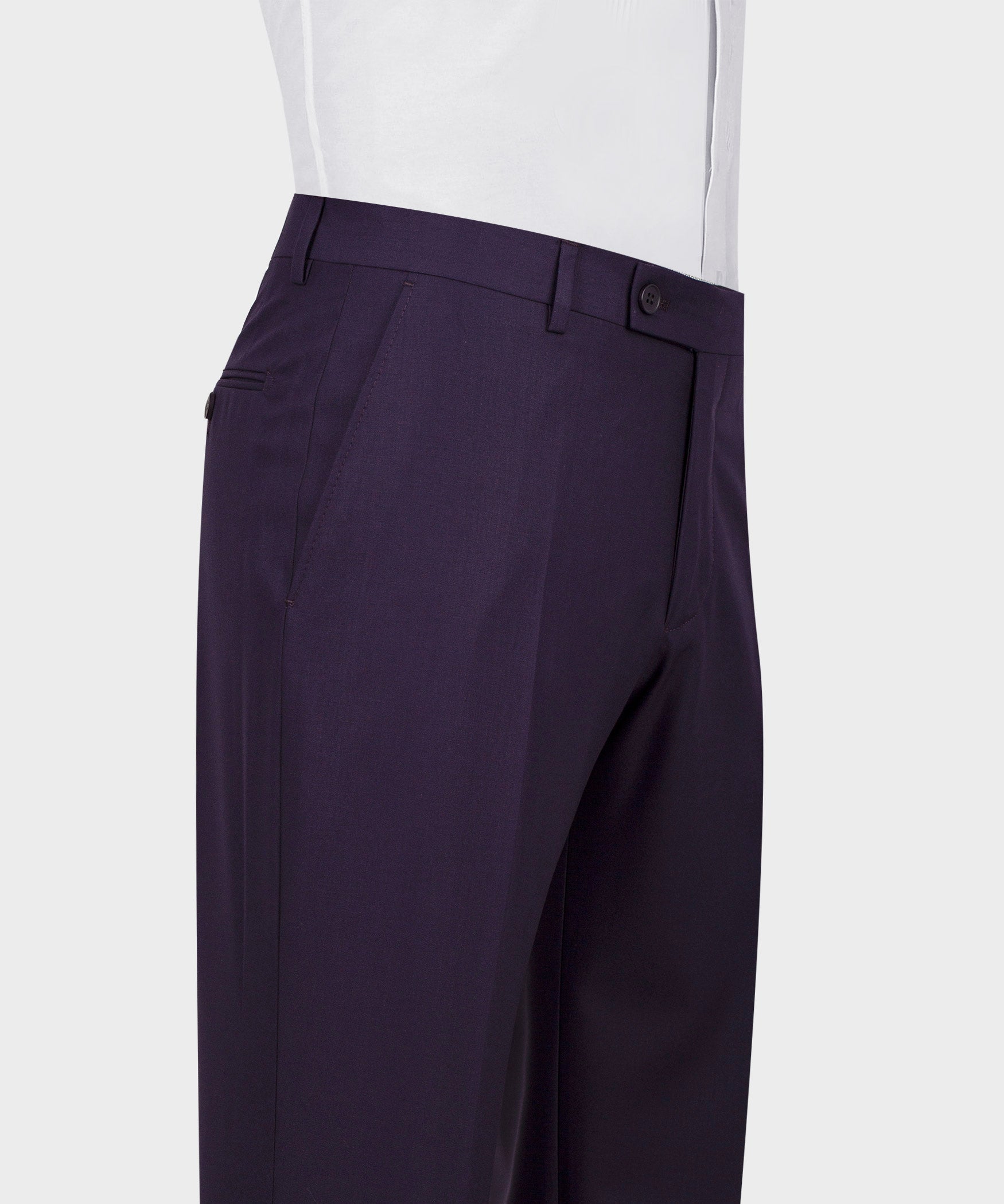 Newest Deep Purple Glamorous Double Breasted Suits For Men
