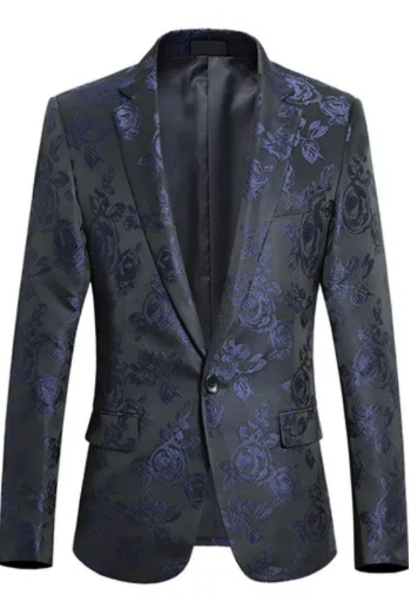 Classic Jacquard Fashion Men’s Blazer