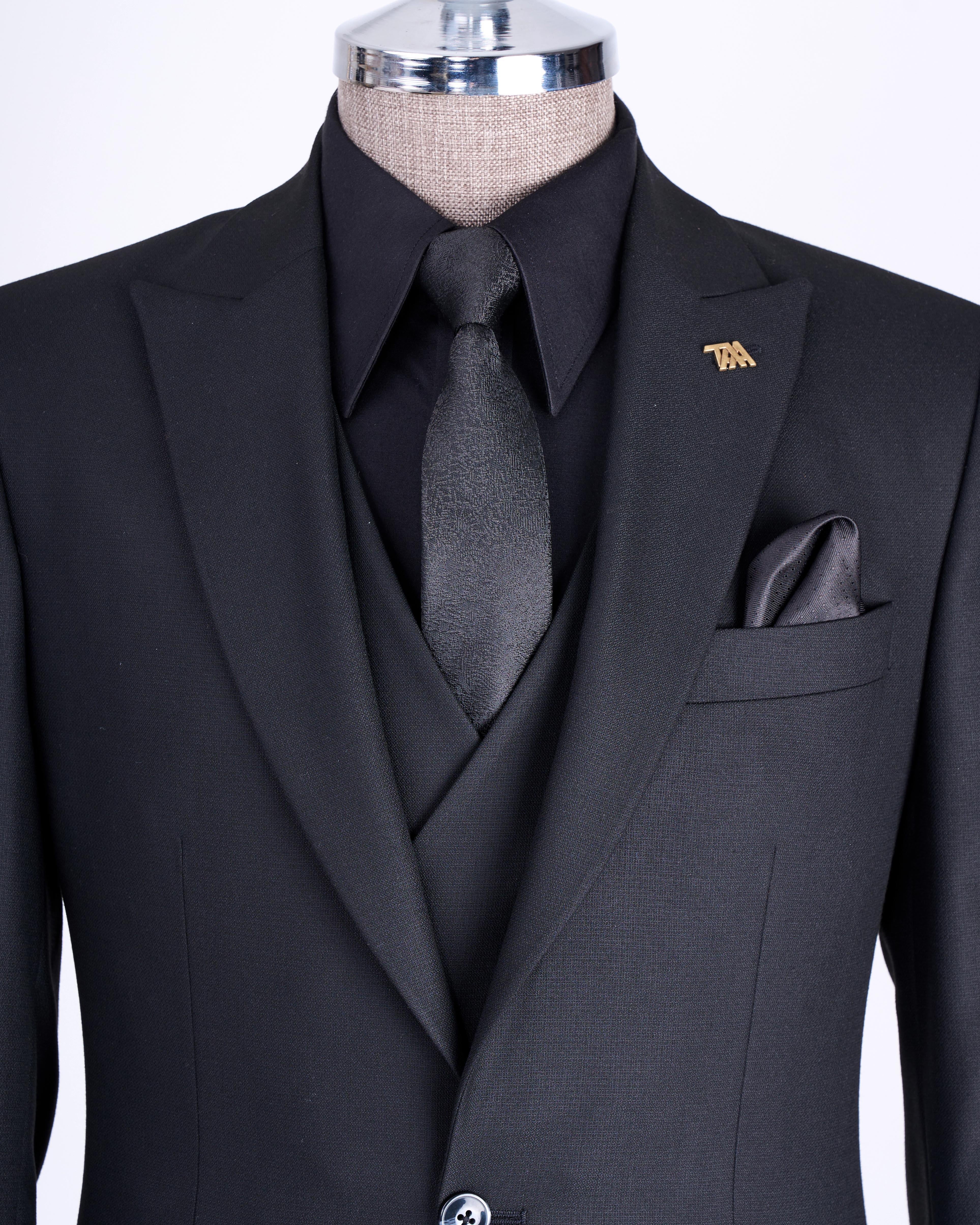 Formal Dark Gray 3 Pieces Best Fitted Business Suits