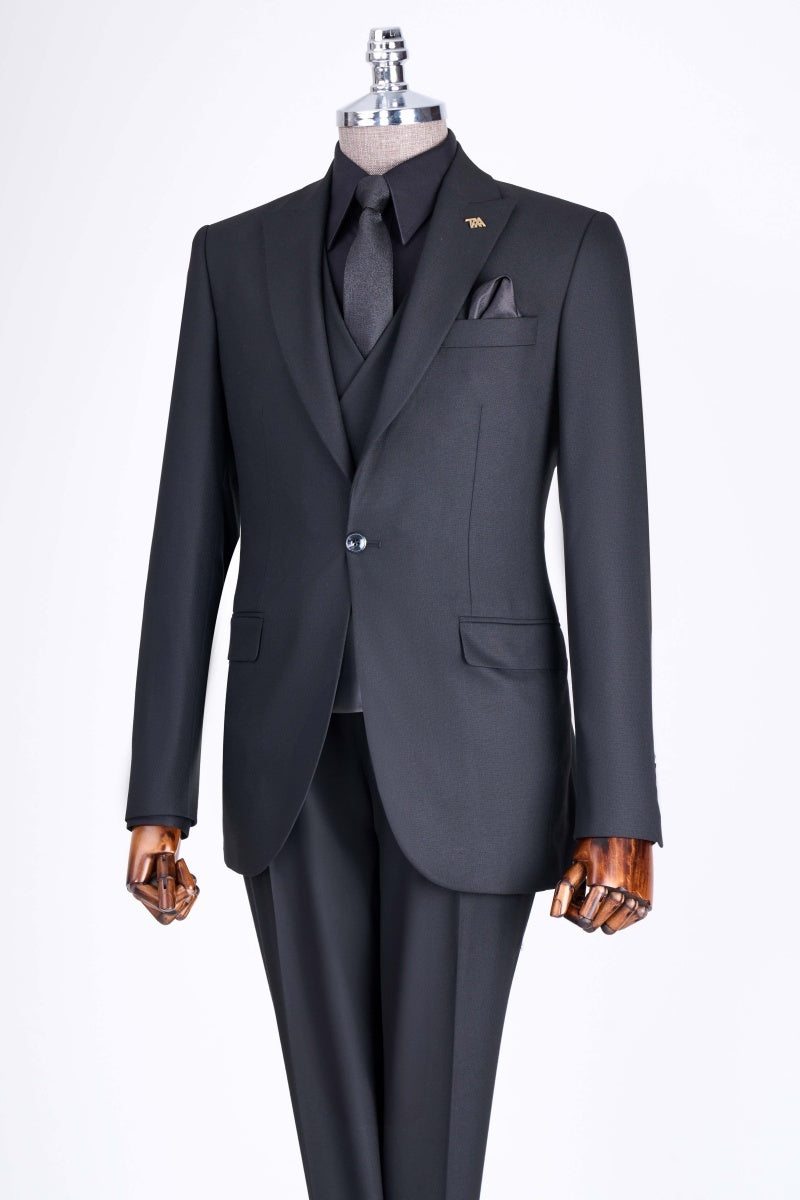 Formal Dark Gray 3 Pieces Best Fitted Business Suits