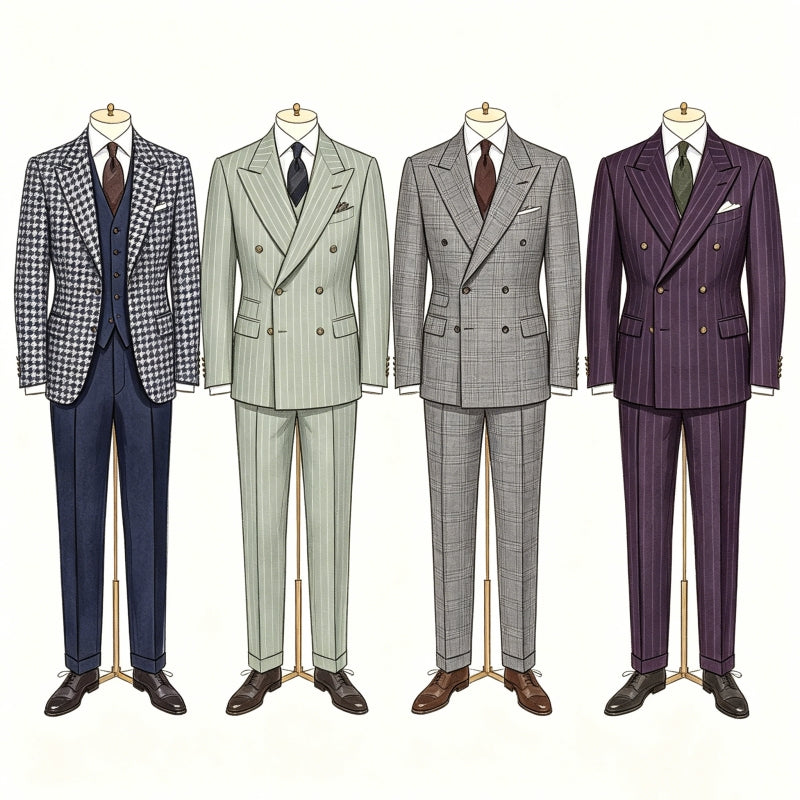 Four Business Suits Beyond Basic Navy and Gray