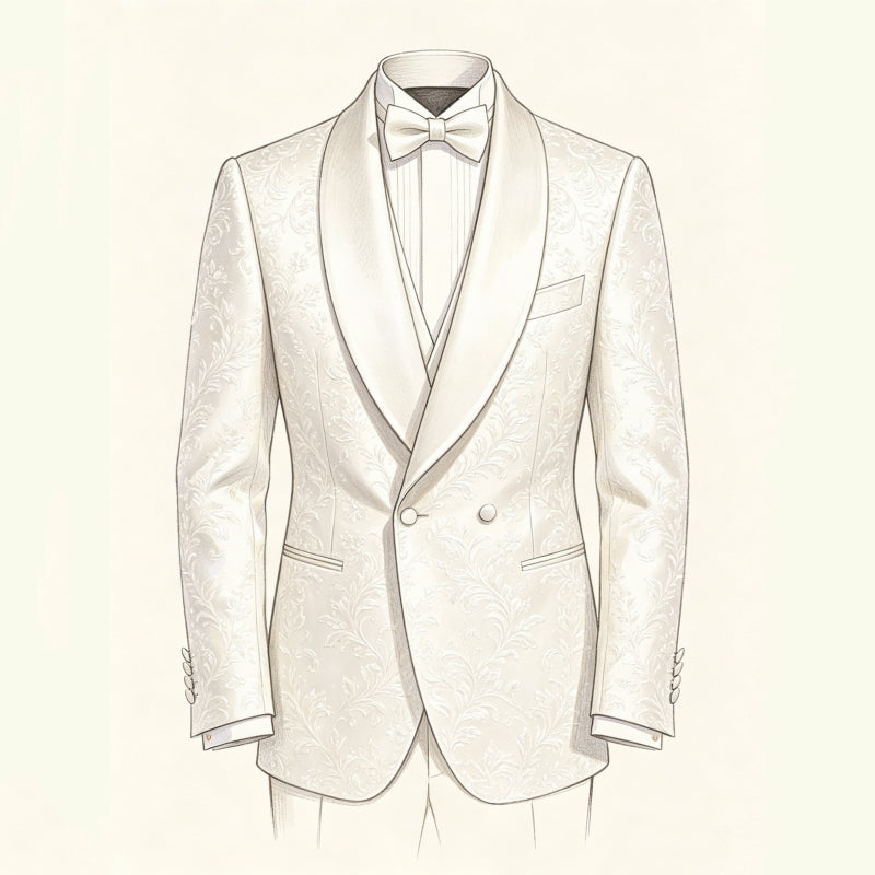 The Ultimate Guide to Men's Jacquard Shawl Lapel Wedding Suits