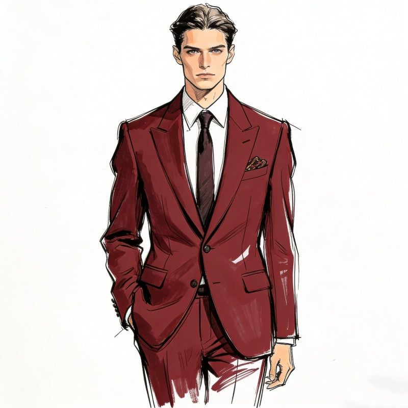 Why Every Man Needs a Burgundy Suit in His Wardrobe