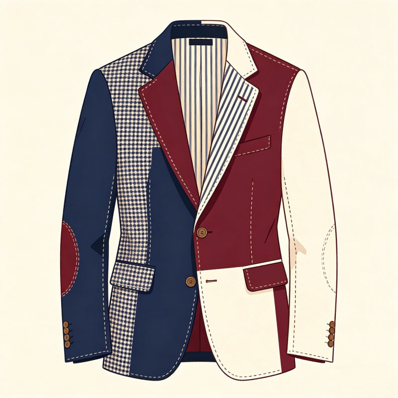 Bold Split-Color Suits: Redefining Modern Menswear for Special Occasions