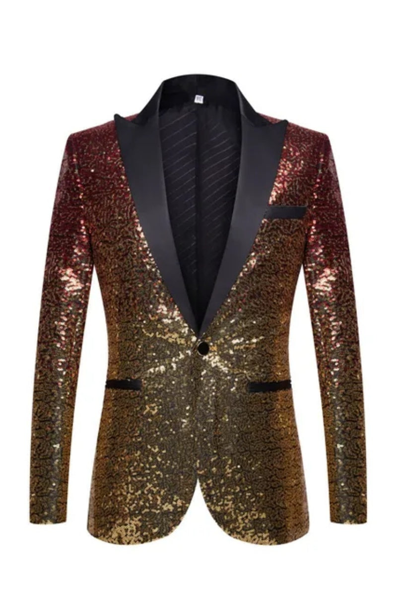 Newest Modern Men’s Gradual Sequin Jacket