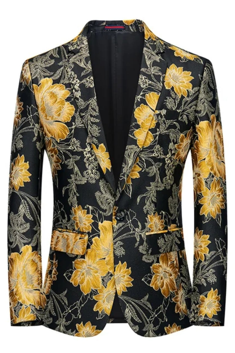 Stylish High Quality Jacquard Men's Blazer