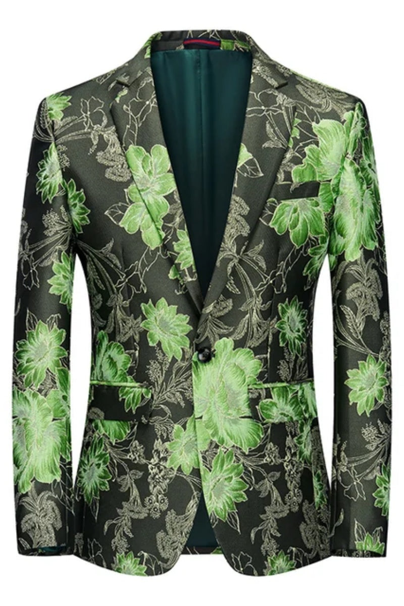 Stylish High Quality Jacquard Men's Blazer