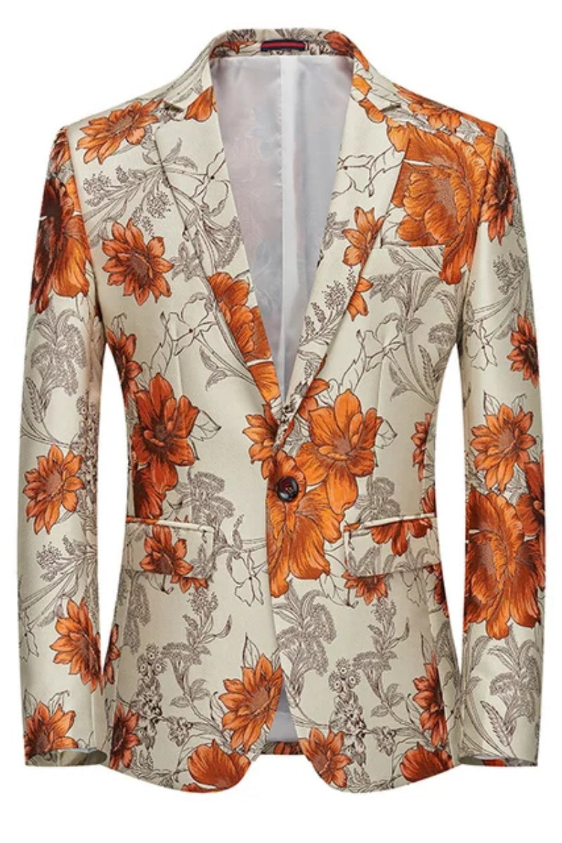 Stylish High Quality Jacquard Men's Blazer