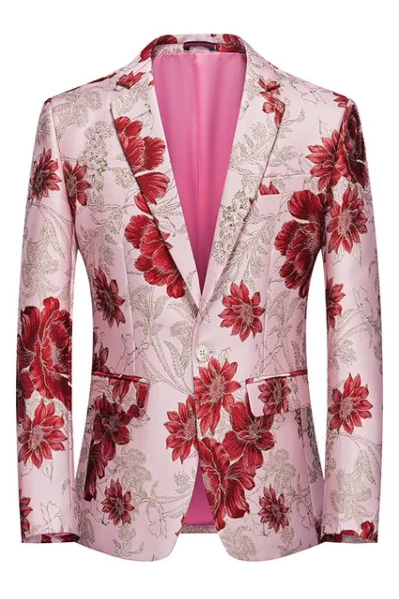 Stylish High Quality Jacquard Men's Blazer