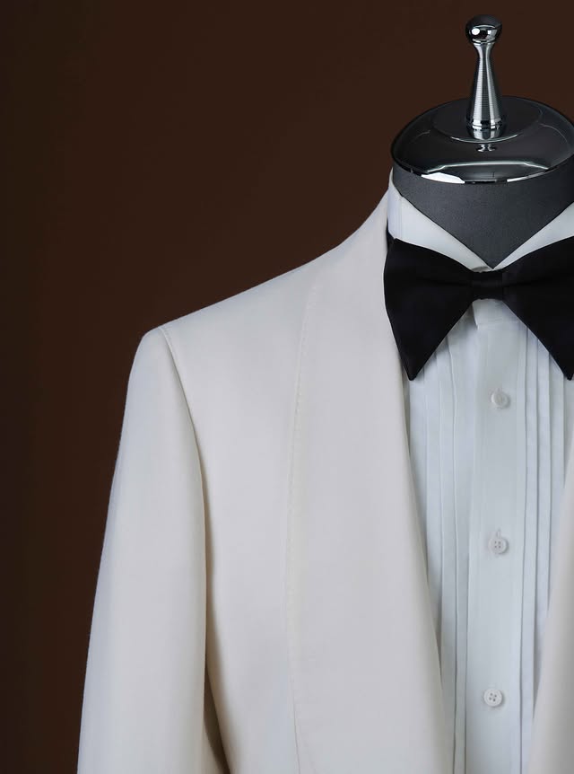 Best Fitted White Shawl Lapel Wedding Men Suits