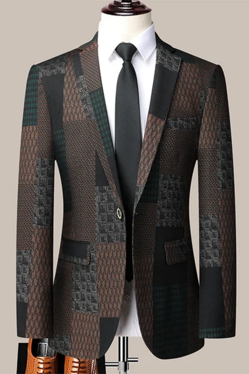 High Quality Multi-Colored Elasticity Single Men's Jacket