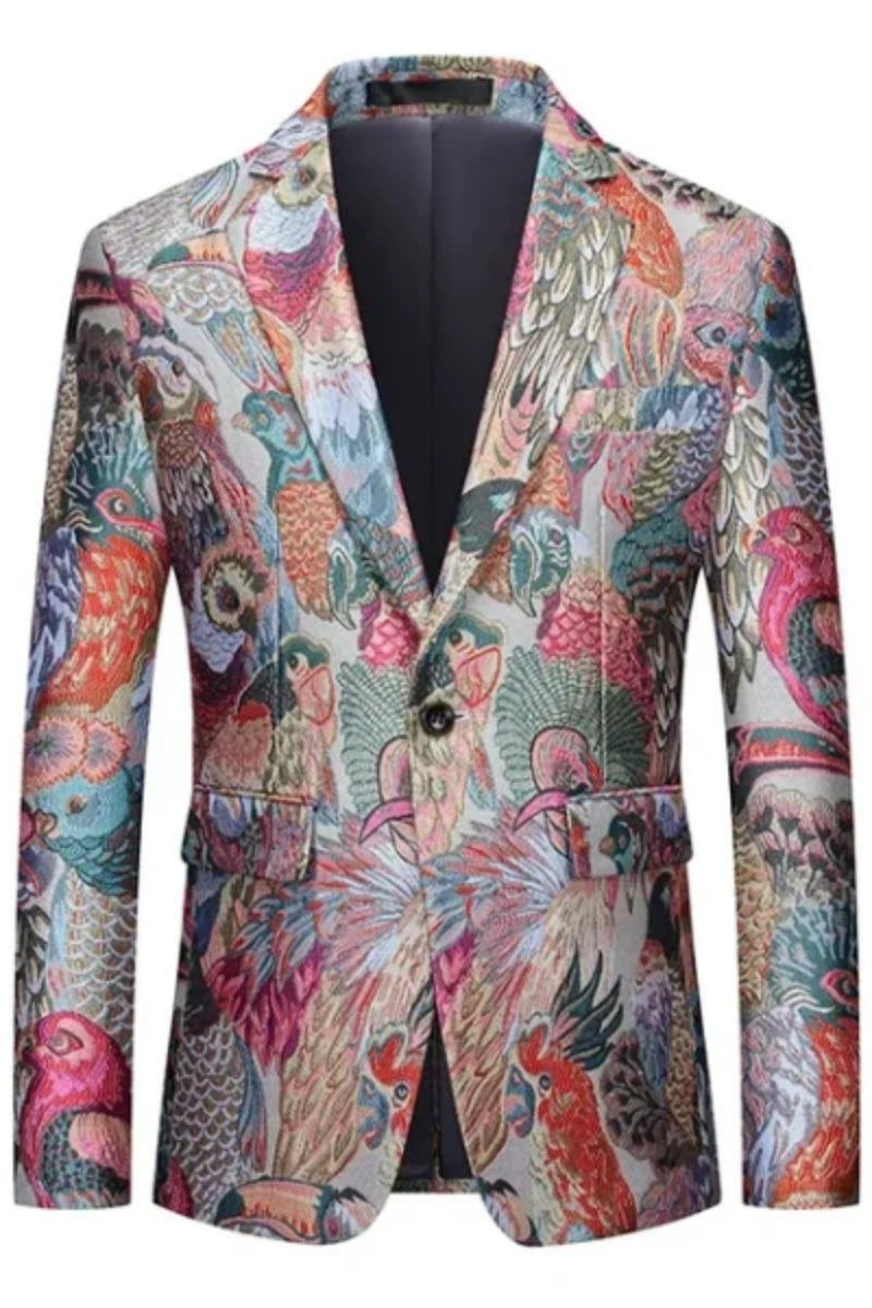 High Quality Printed Fashion Men Blazer