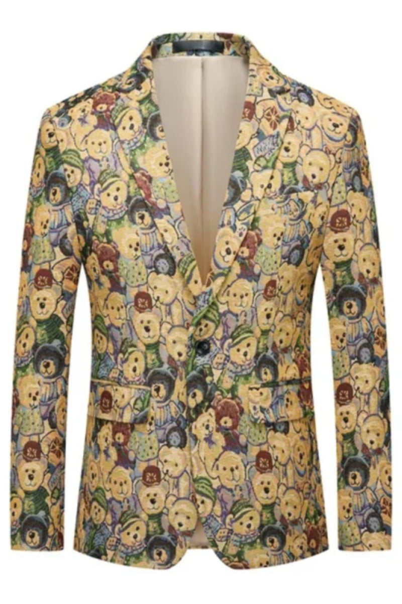 Newest Designer Print Luxury Men's Blazer