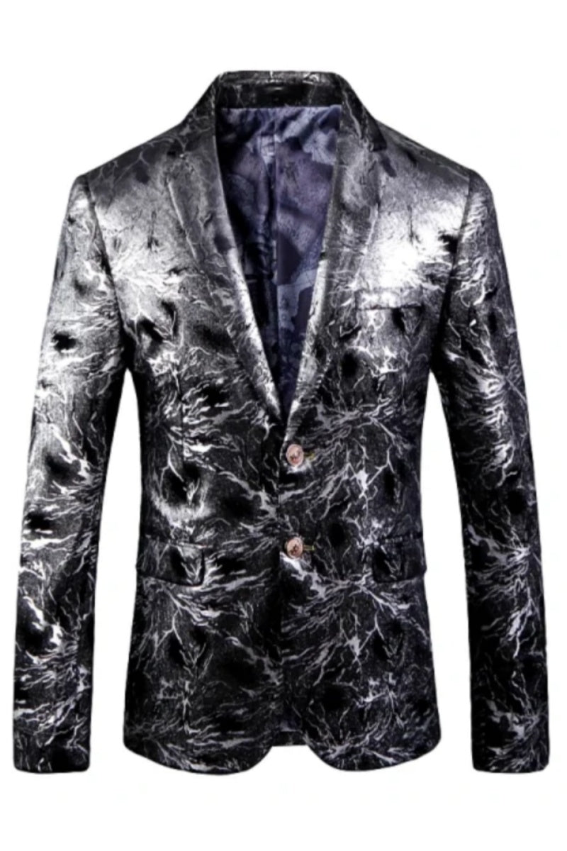 Stylish Sparkly Slim Fit Blazers For Men