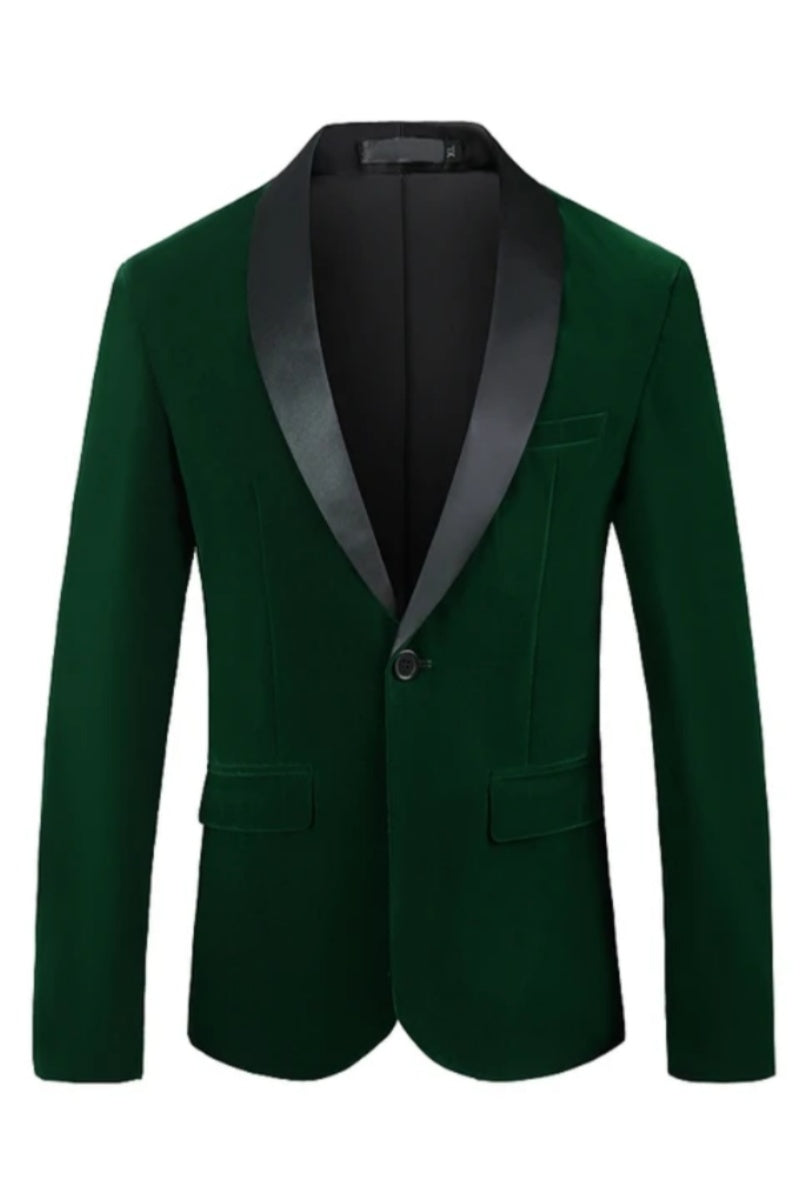 Velvet Business Casual Slim Fit Blazers For Men