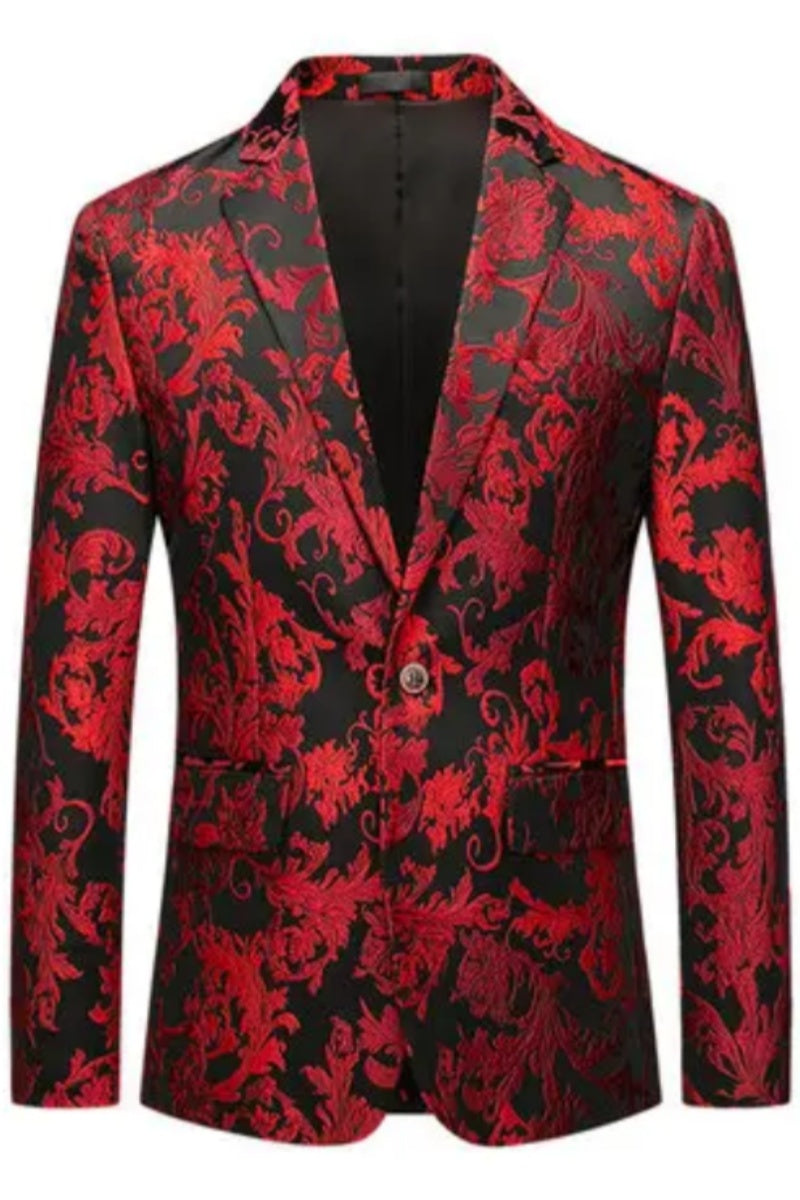 Classic Jacquard Fashion Men’s Blazer