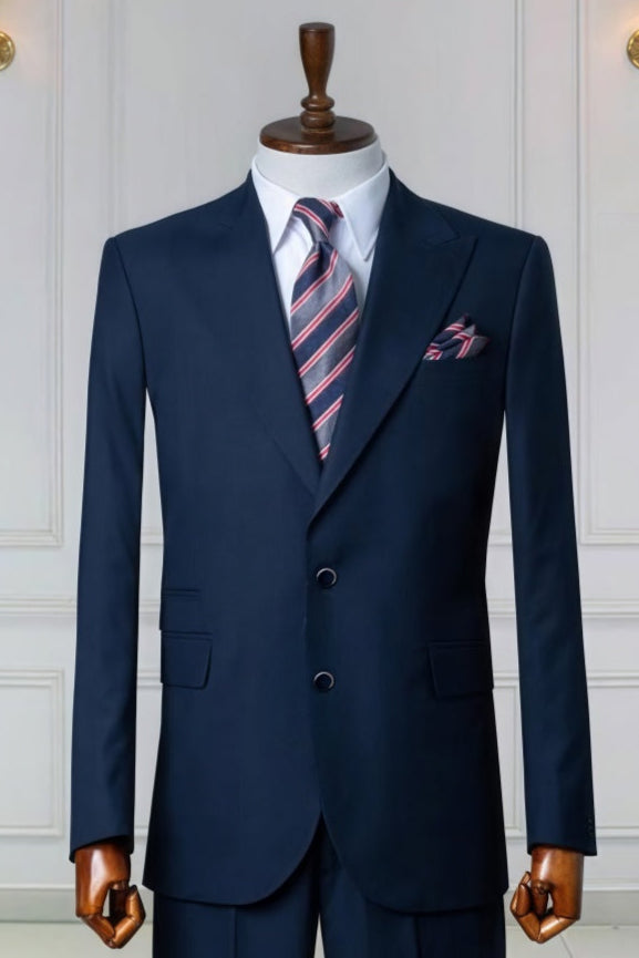Trendy Dark Navy Formal Suits For Men